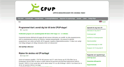 Desktop Screenshot of cpup.se