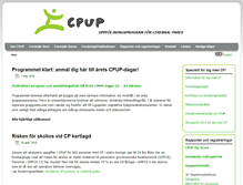 Tablet Screenshot of cpup.se